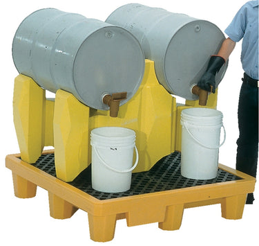 POLY 2 (55 GALLON) DRUM RACK 1500 LB CAP - Model PDR-2